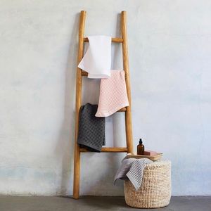 Brooklinen waffle hand towel set (white)